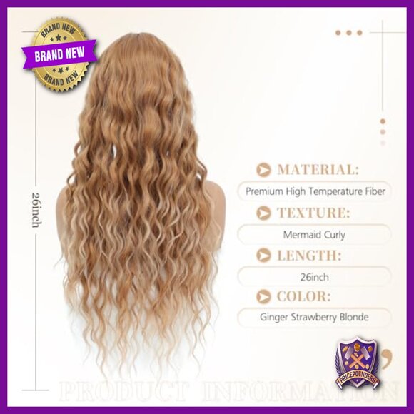 26-Inch Synthetic Hair Topper for Thinning Hair, Curly Wiglet for Volume main image 5